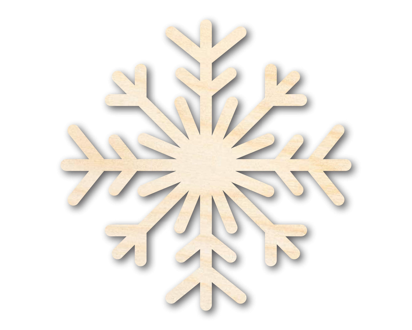 Unfinished Wood Snowflake Shape | Winter Decor | DIY Craft Cutout | up to 46" DIY