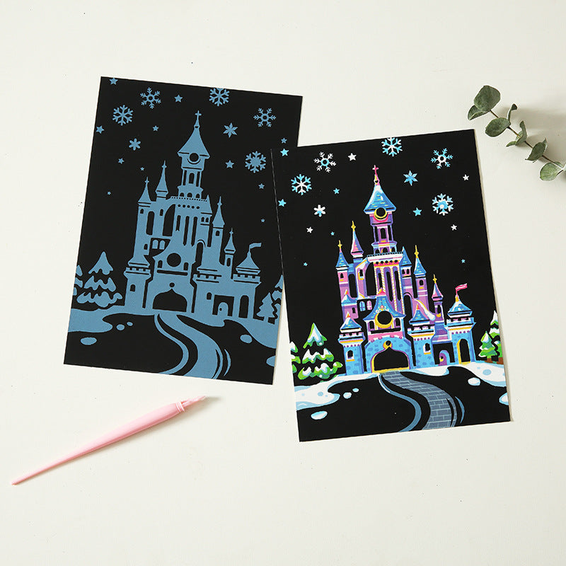 Dreamlike Scratch Art Paper For Kids Crafts