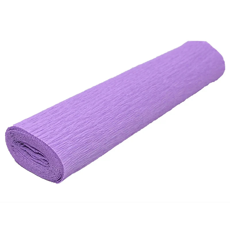 Colored Crepe Paper Roll for Crafts and Gift Wrapping | 25cm x 250cm