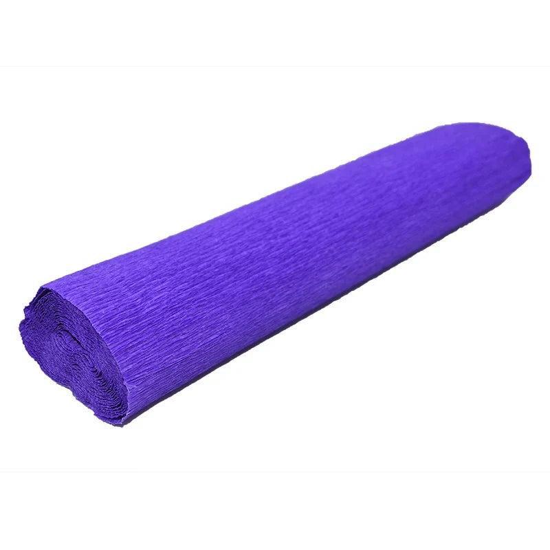 Colored Crepe Paper Roll for Crafts and Gift Wrapping | 25cm x 250cm