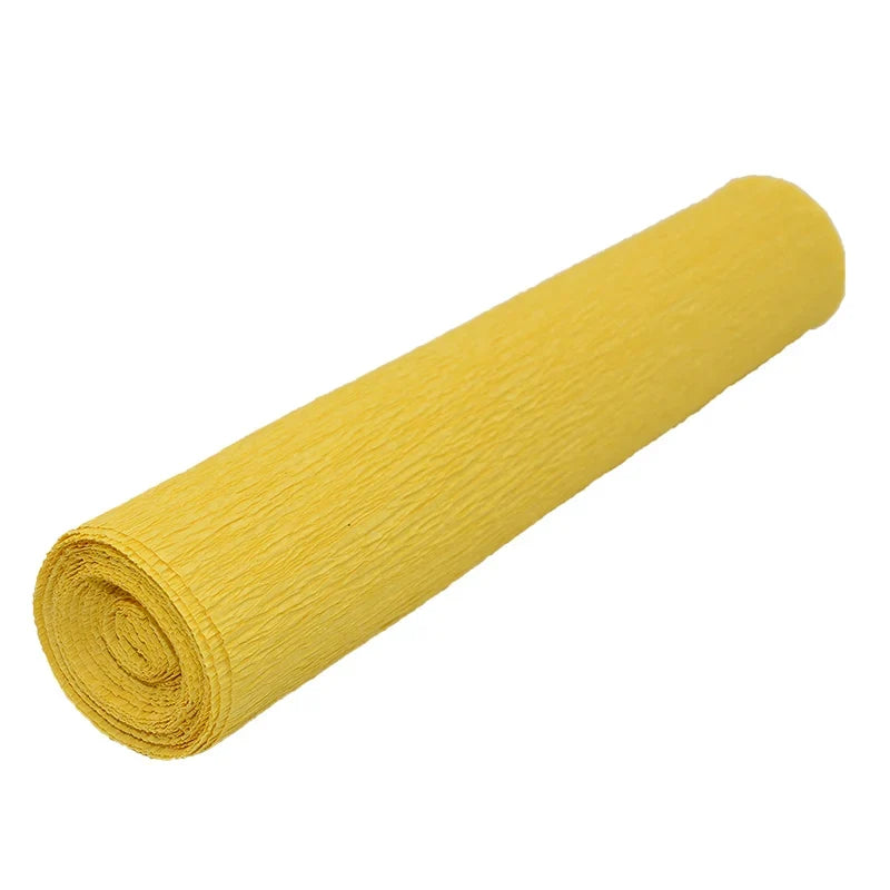 Colored Crepe Paper Roll for Crafts and Gift Wrapping | 25cm x 250cm