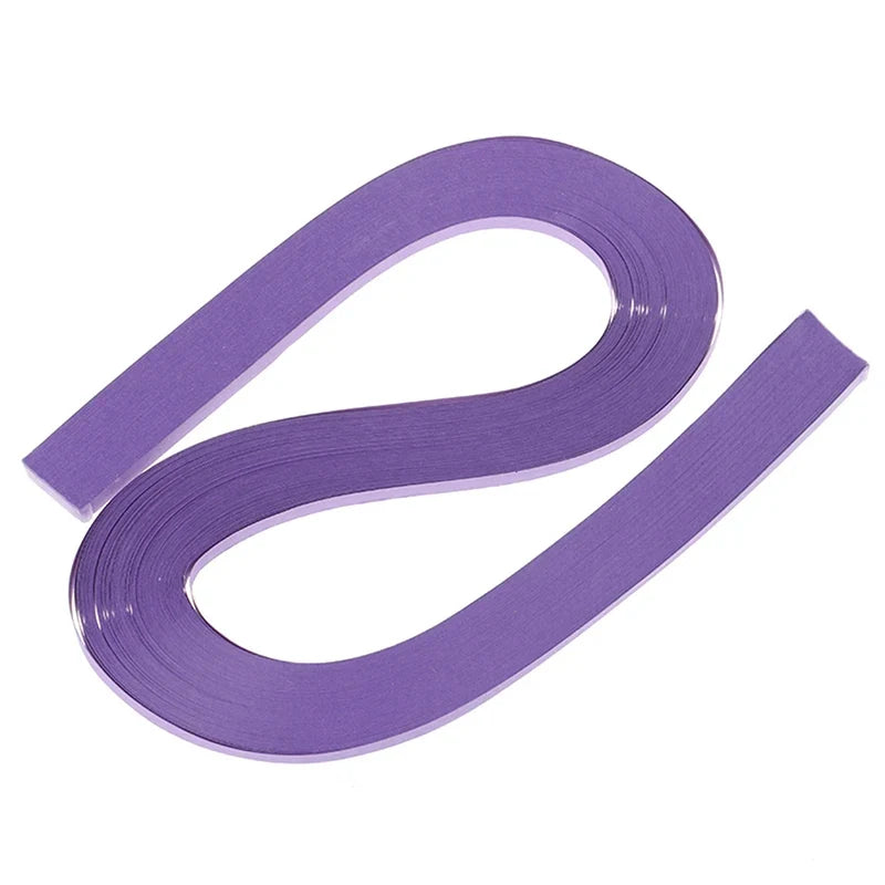 Rainbow Paper Quilling Strips Set | 120pcs 5mm 53cm Craft Paper for DIY Flower Making