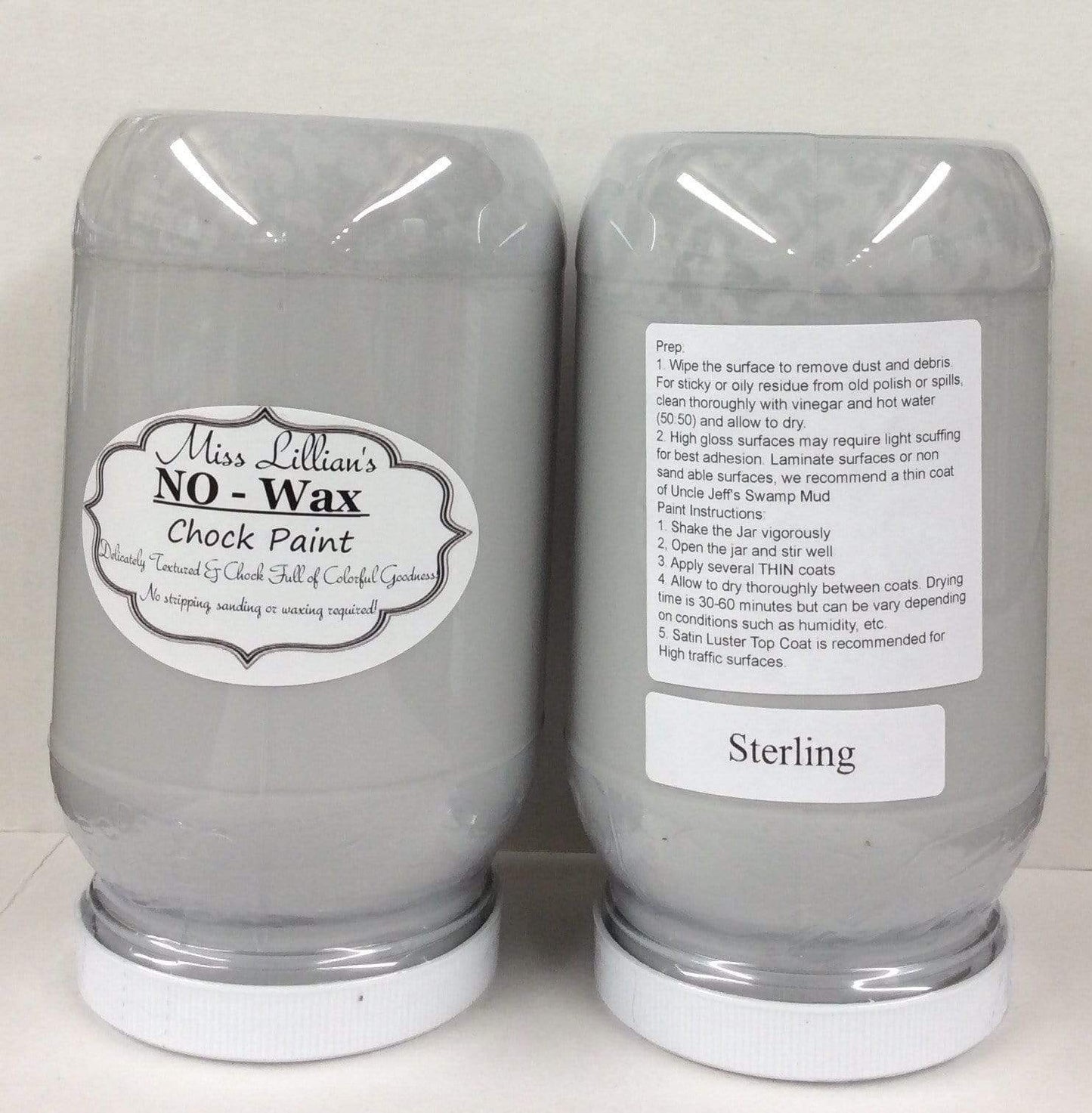 Miss Lillian's NO WAX Chock Paint - Sterling