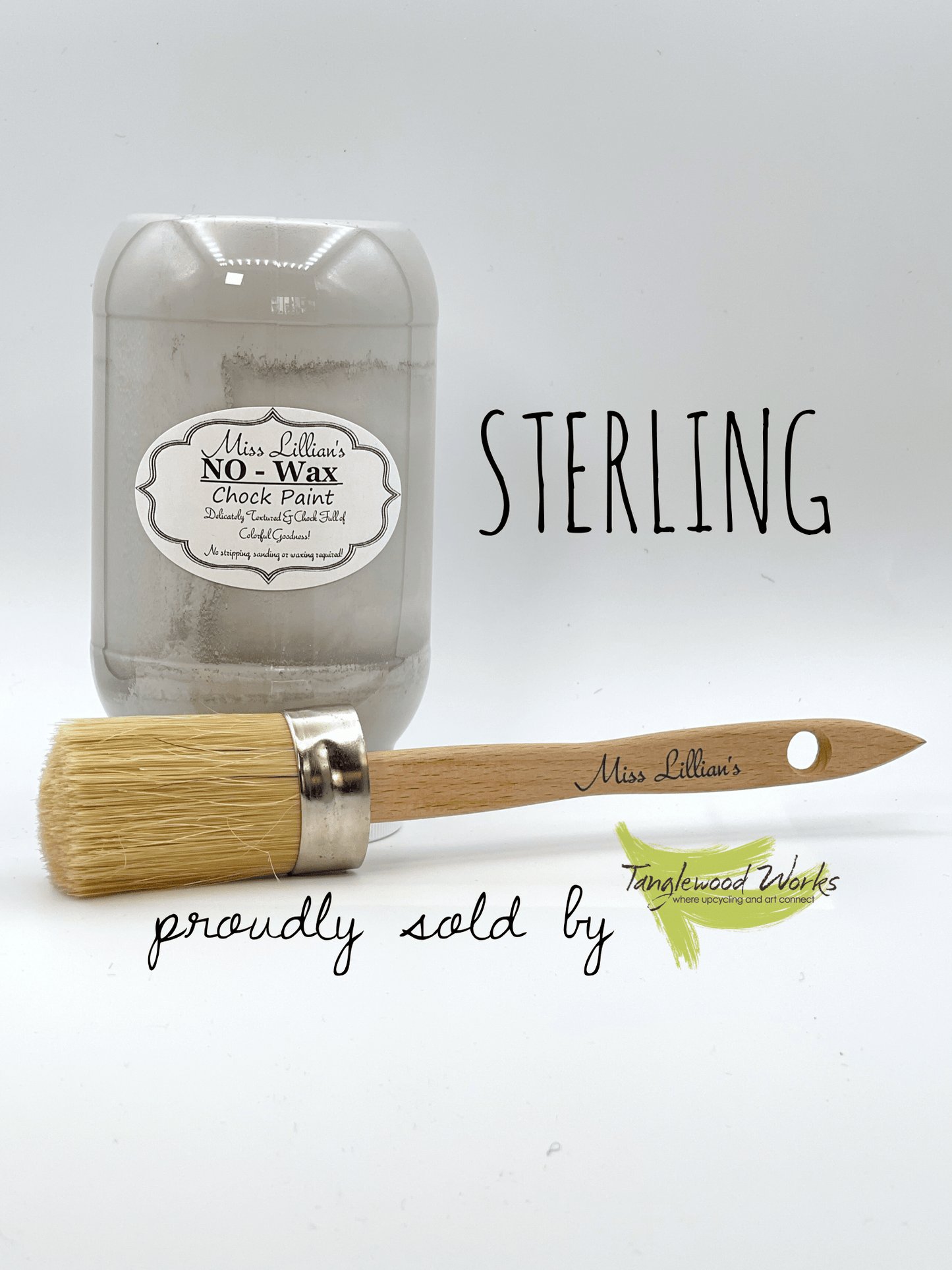 Miss Lillian's NO WAX Chock Paint - Sterling